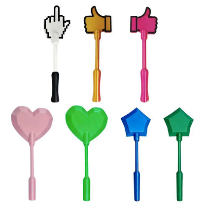 Magic Wand Tap to Pay Card Holder for Contactless Credit Cards Fun Star Shaped Payment Wand with 14 Inch Handle for Checkout