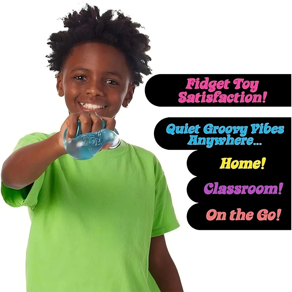 Schylling Needoh Nice Cube Sensory Squeeze Toy with Super Solid Squish Stress Relief Anxiety Sensory Tool - 2.25" Cube