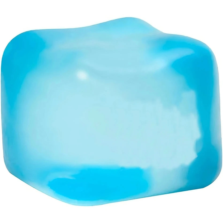 Schylling Needoh Nice Cube Sensory Squeeze Toy with Super Solid Squish Stress Relief Anxiety Sensory Tool - 2.25" Cube
