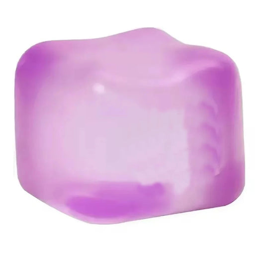 Schylling Needoh Nice Cube Sensory Squeeze Toy with Super Solid Squish Stress Relief Anxiety Sensory Tool - 2.25" Cube